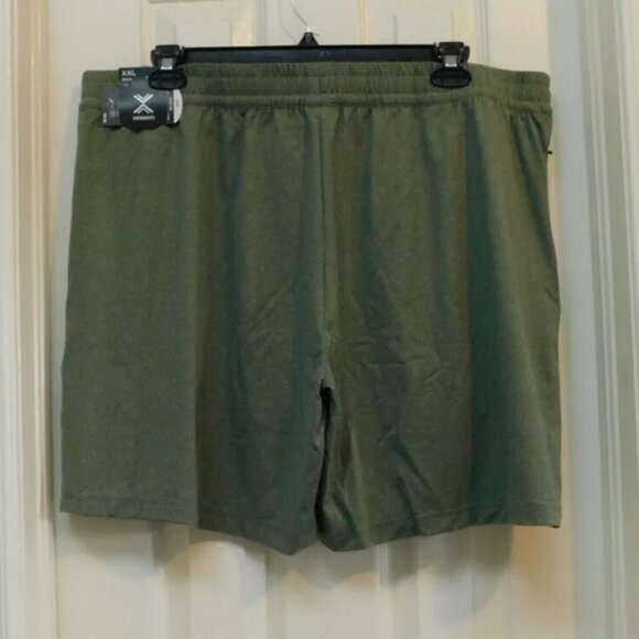 XERSION Mens Jersey Knit Athletic Shorts Regular Fit Pockets Green XXL - Picture 2 of 8